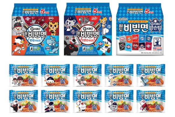 KBO, 팔도와 함께 모바일 콘텐츠 결합한 ‘팔도비빔면 콜라보 제품’ 출시 기사 이미지